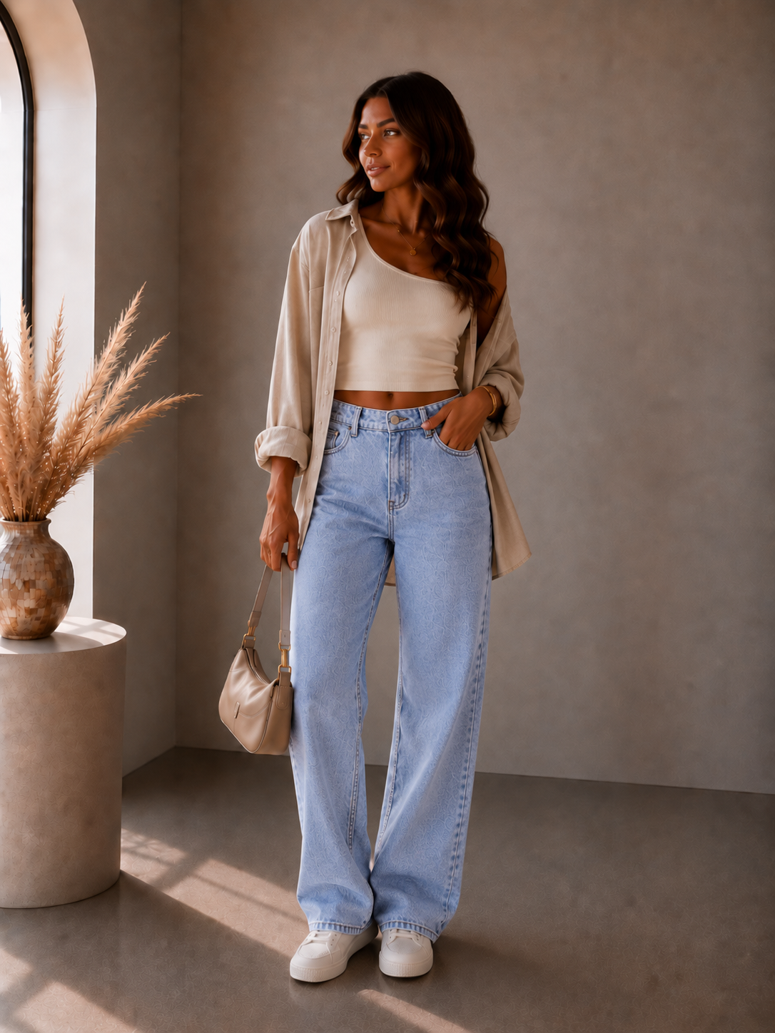 Lunoria | Casual Baggy Jeans met Relaxte Streetstyle Pasvorm