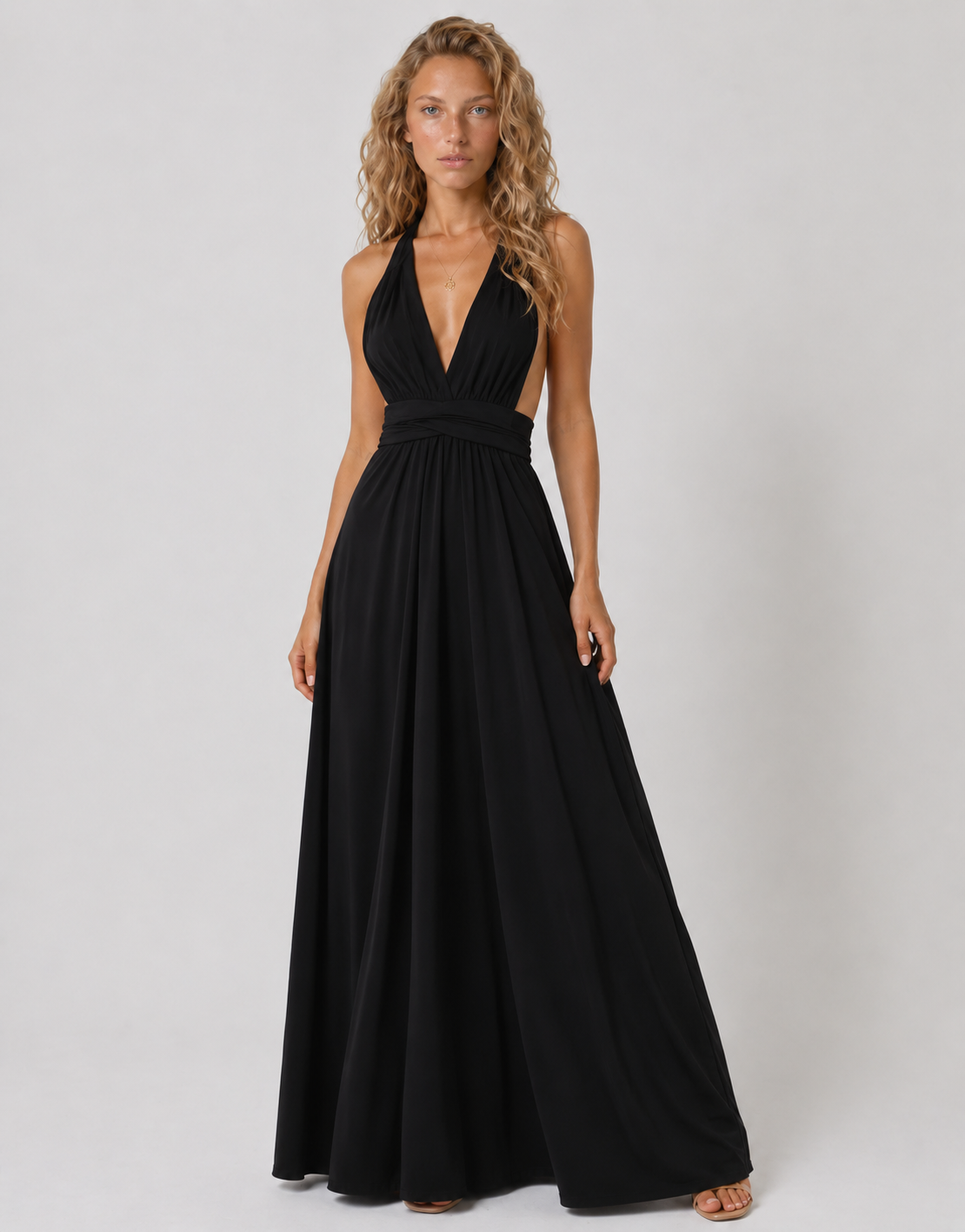 Lunoria | Infinity Maxi Jurk met Wikkelontwerp