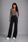 Lunoria | Hoge Taille Pantalon met Elegante en Tijdloze Pasvorm