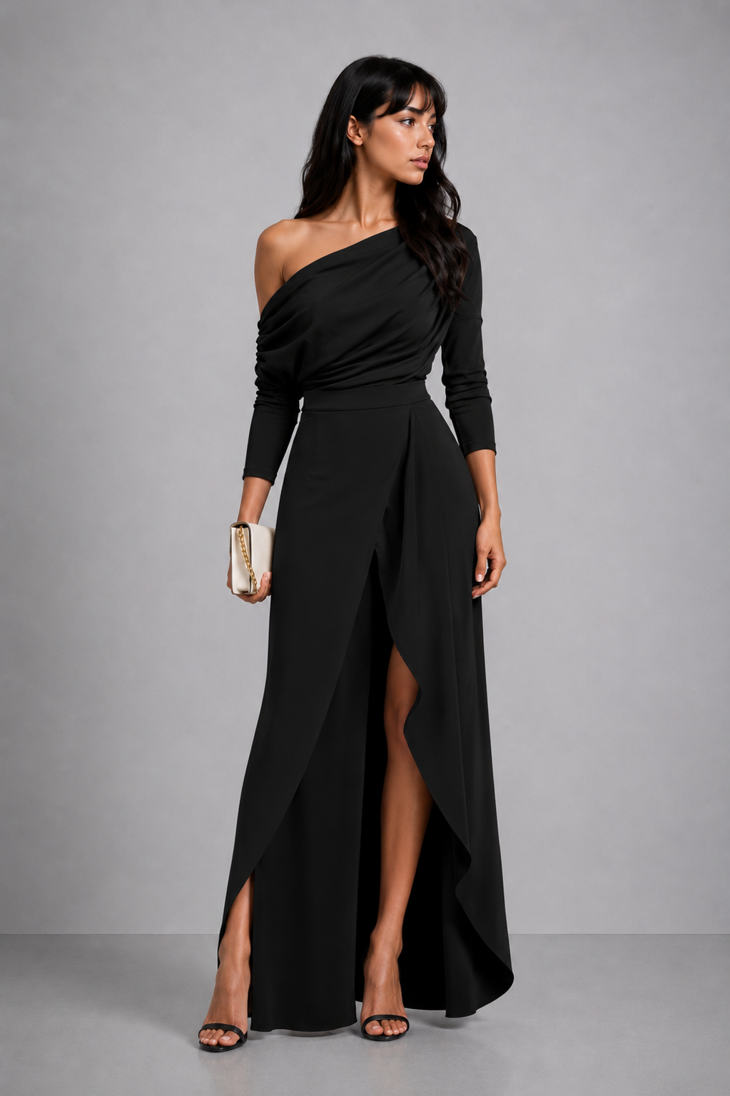 Lunoria | Elegante Off-Shoulder Jumpsuit met Split Details