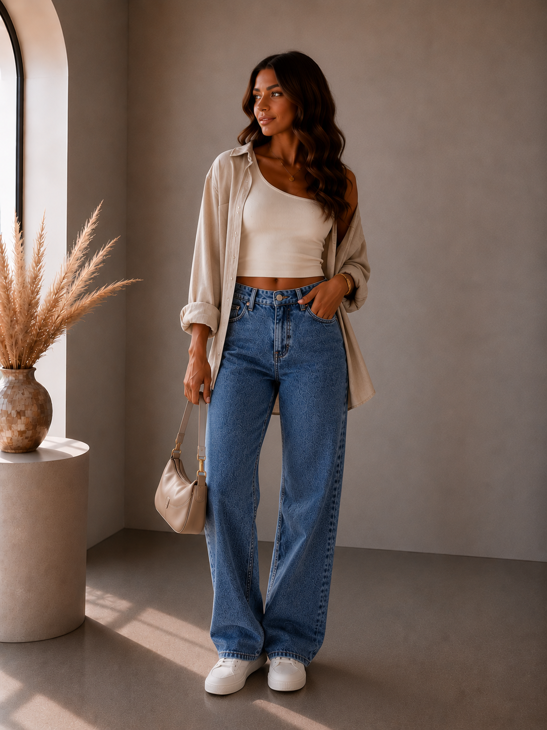 Lunoria | Casual Baggy Jeans met Relaxte Streetstyle Pasvorm