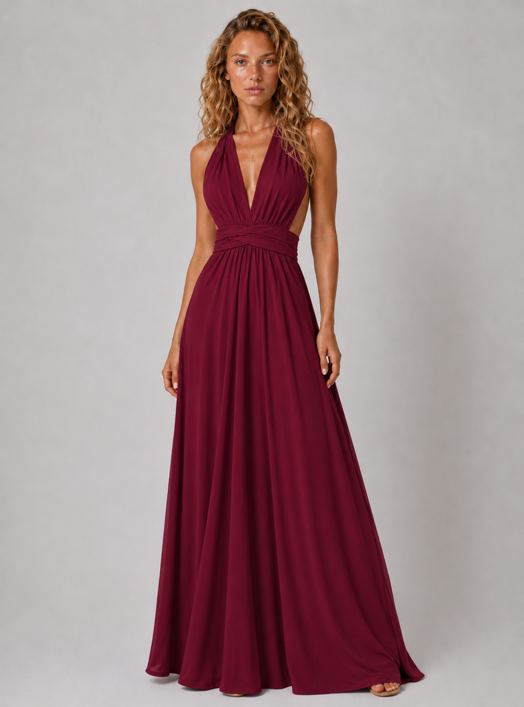 Lunoria | Infinity Maxi Jurk met Wikkelontwerp