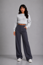Lunoria | Hoge Taille Pantalon met Elegante en Tijdloze Pasvorm