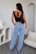 Lunoria | Denim Jeans met Trendy Pasvorm en Tijdloze Uitstraling