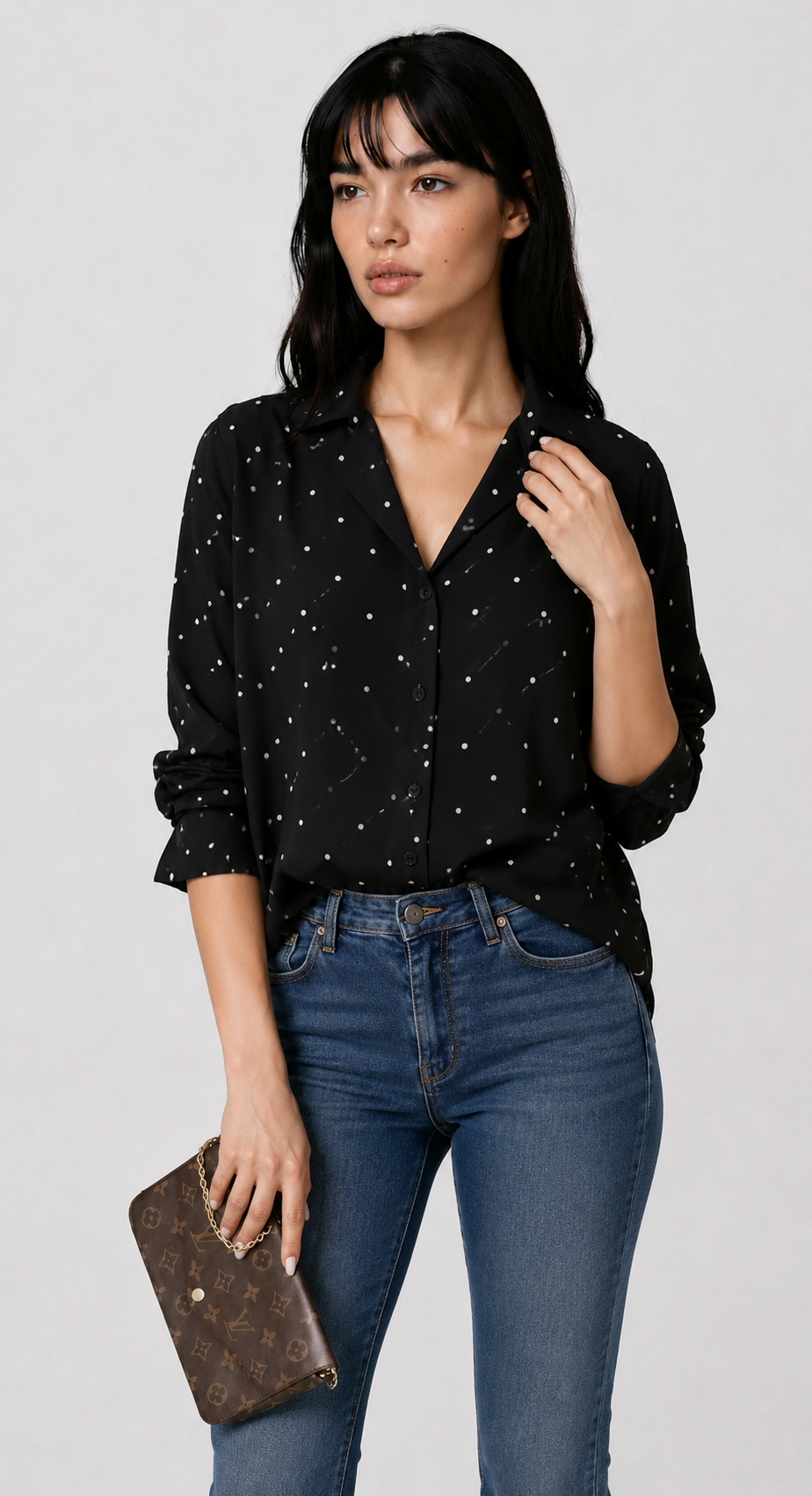 Lunoria | Vrolijke Polkadot Blouse voor Dames
