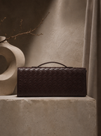 Lunoria | Gevlochten Tas met Luxe Gevlochten Design en Gouden Details