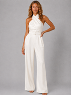 Lunoria | Halter Jumpsuit met Open Rug