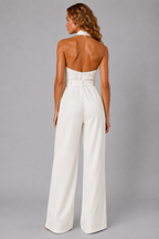 Lunoria | Halter Jumpsuit met Open Rug
