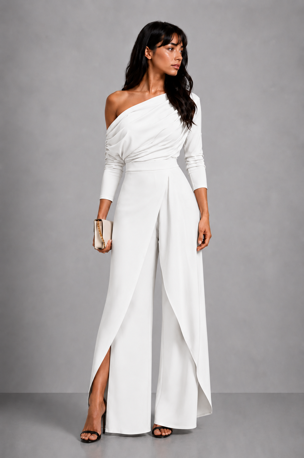 Lunoria | Elegante Off-Shoulder Jumpsuit met Split Details