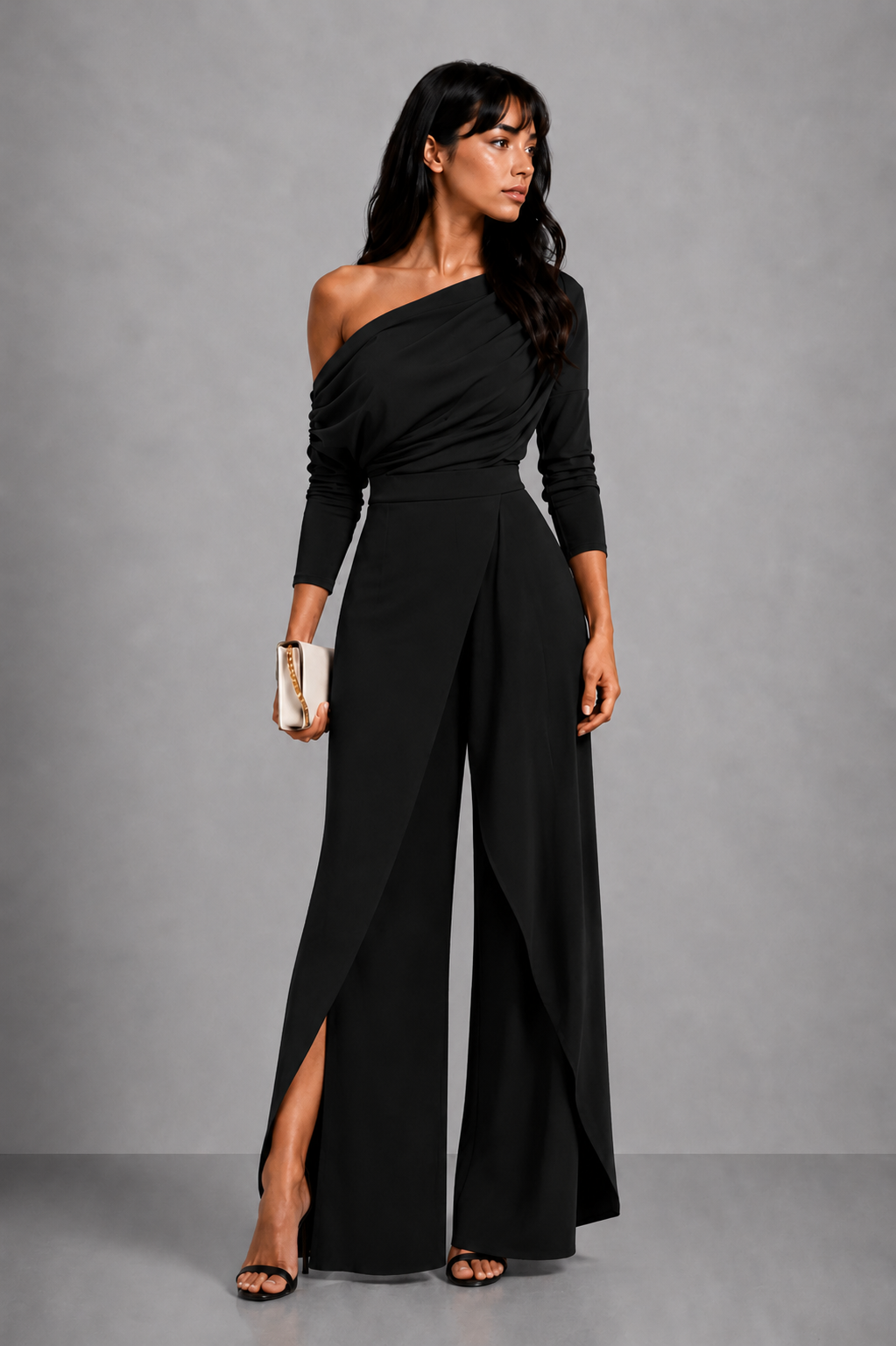 Lunoria | Elegante Off-Shoulder Jumpsuit met Split Details
