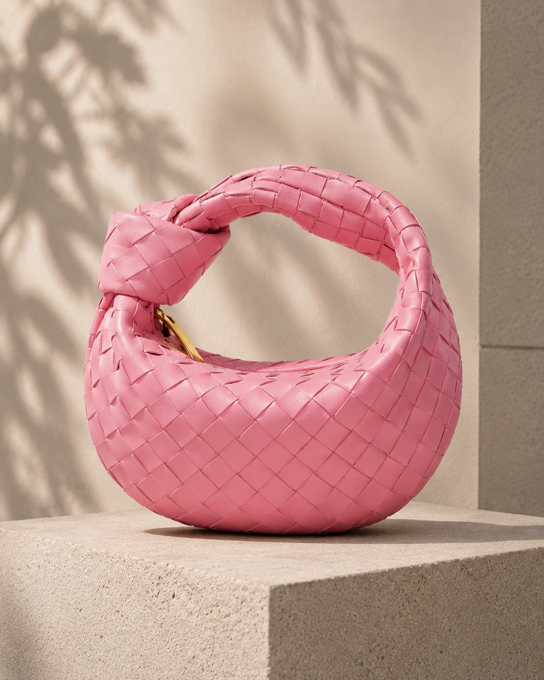 Lunoria | Luxe Gevlochten Handtas met Minimalistisch Design