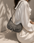 Lunoria | Stoere Vegan Leren Mini Schoudertas met Trendy Design