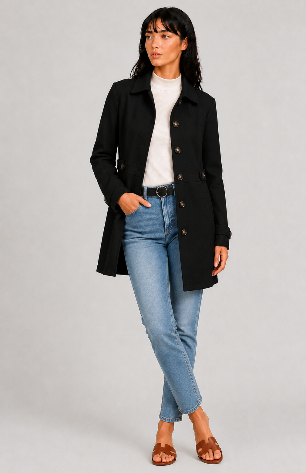 Lunoria | Elegante Trenchcoat met Tijdloos Design en Comfortabele Pasvorm