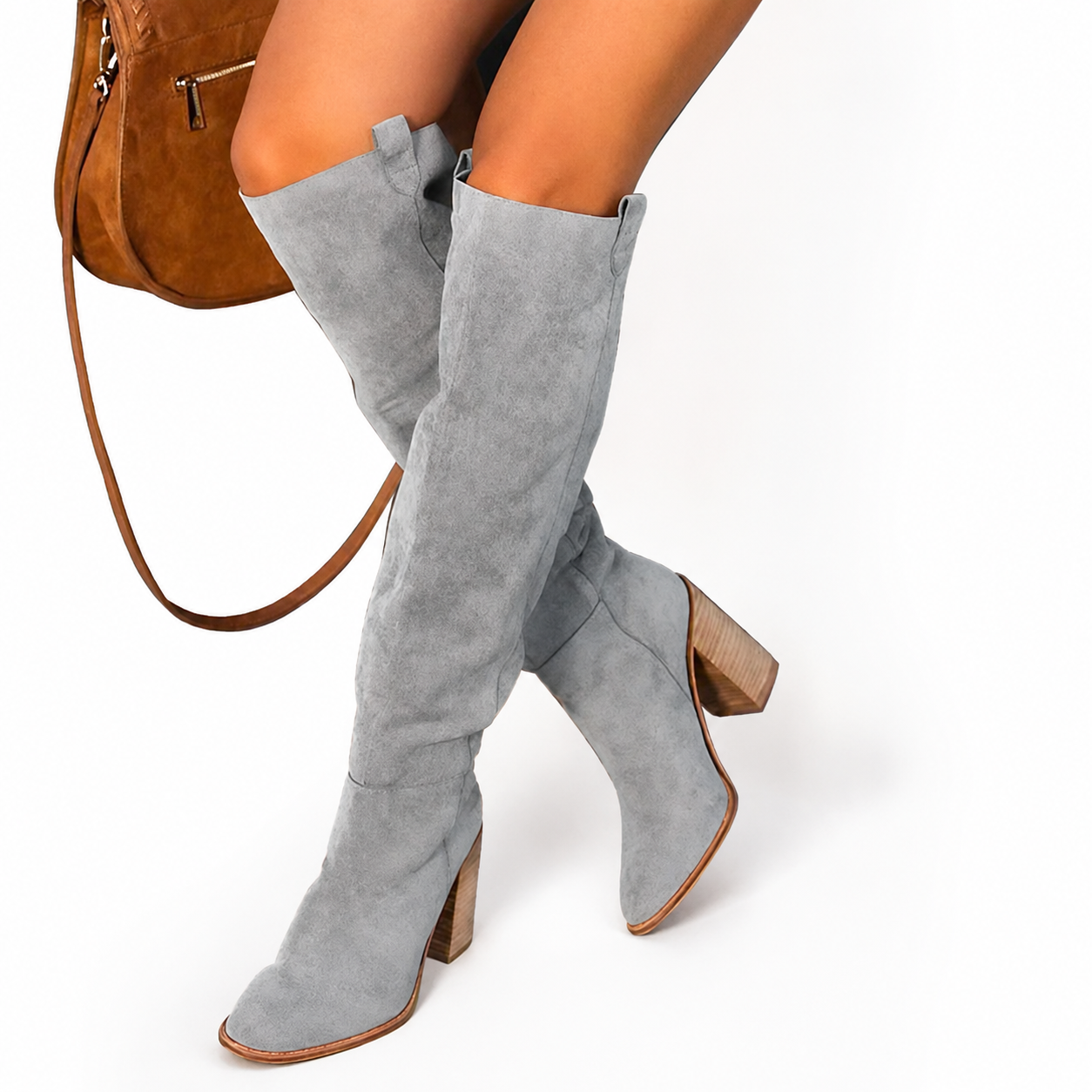 Lunoria | Western Chic Dameslaarzen met Blokhak