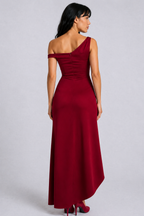 Lunoria | Elegante One-Shoulder Avondjurk met Split