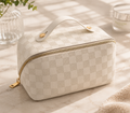 Lunoria | Luxe Make-up Tas met Slimme Indeling en PU-Leer