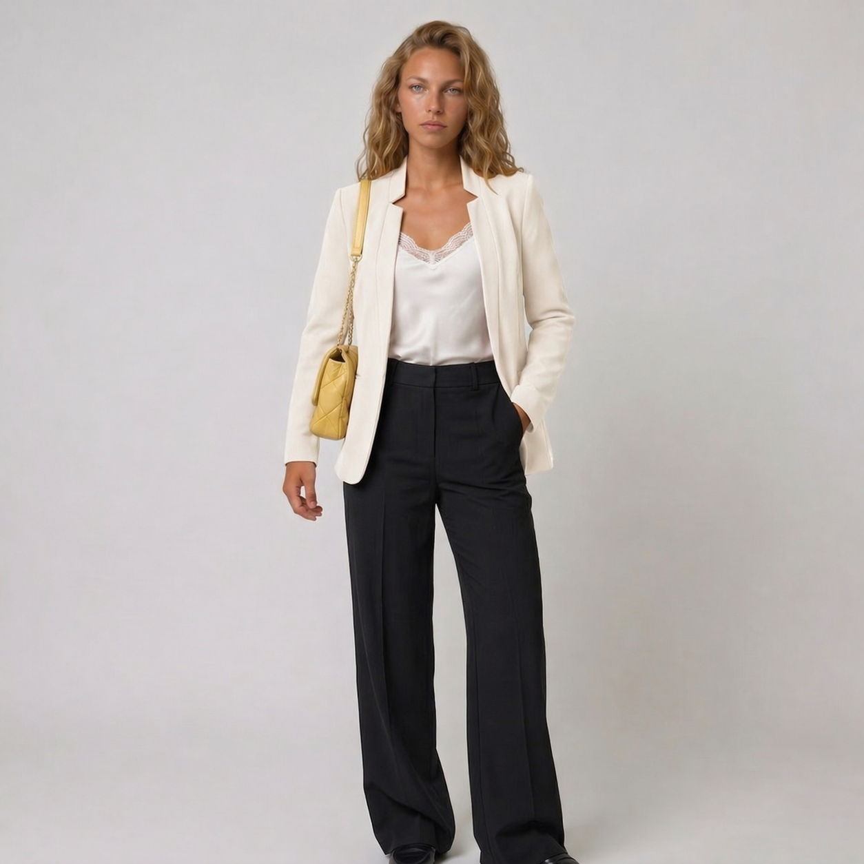 Lunoria | Dames Relaxed Fit Blazer Lente/Herfst