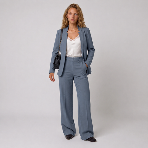 Lunoria | Dames blazer en broek set – tweedelig
