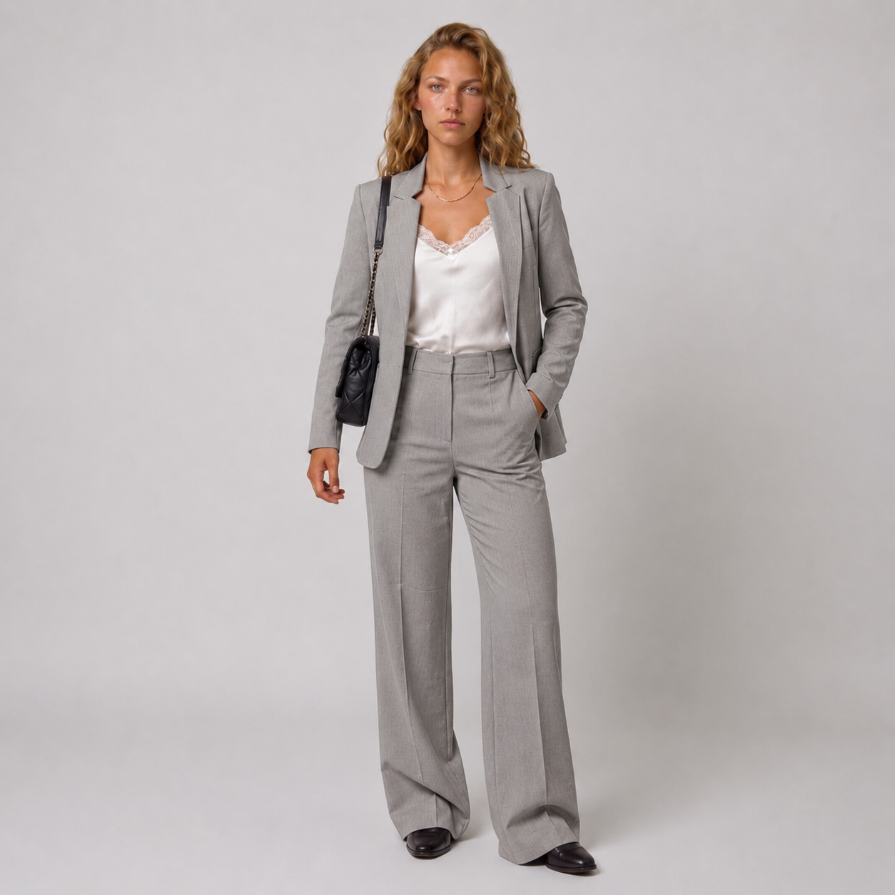 Lunoria | Dames blazer en broek set – tweedelig