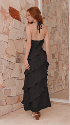 Lunoria | Maxi Ruffle Jurk Dames - Elegant en Stijlvol