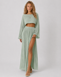 Lunoria | Tweedelige Set met Cropped Top en Lange Rok