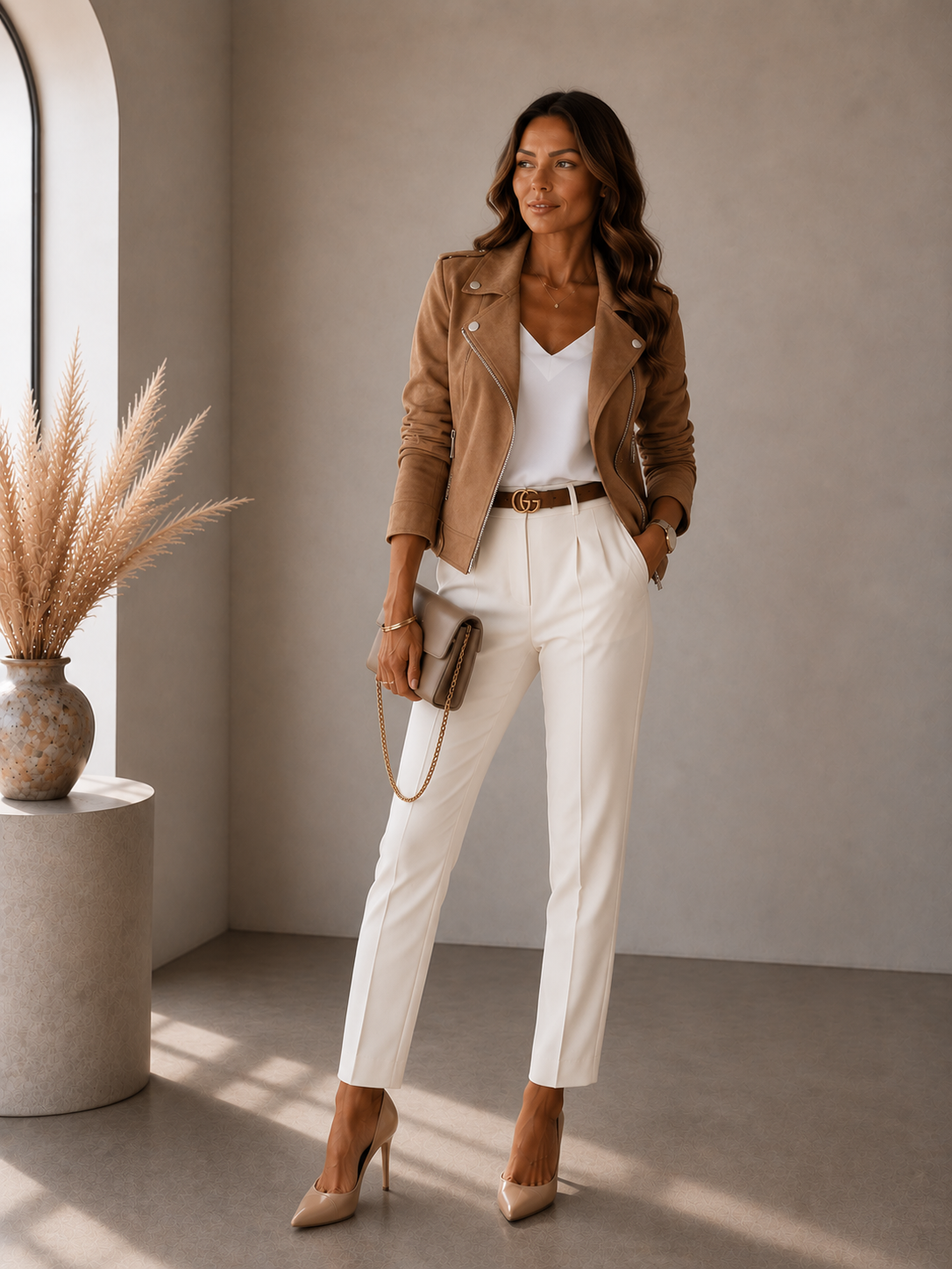 Lunoria | Elegante Getailleerde Jas met Luxe Uitstraling