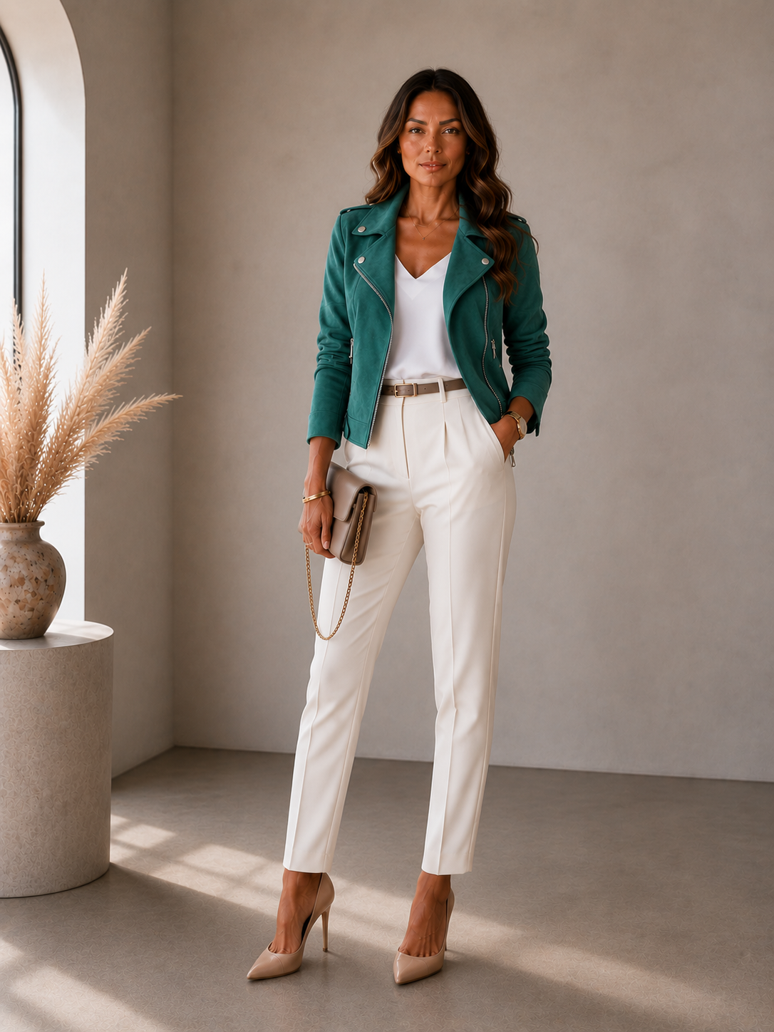 Lunoria | Elegante Getailleerde Jas met Luxe Uitstraling