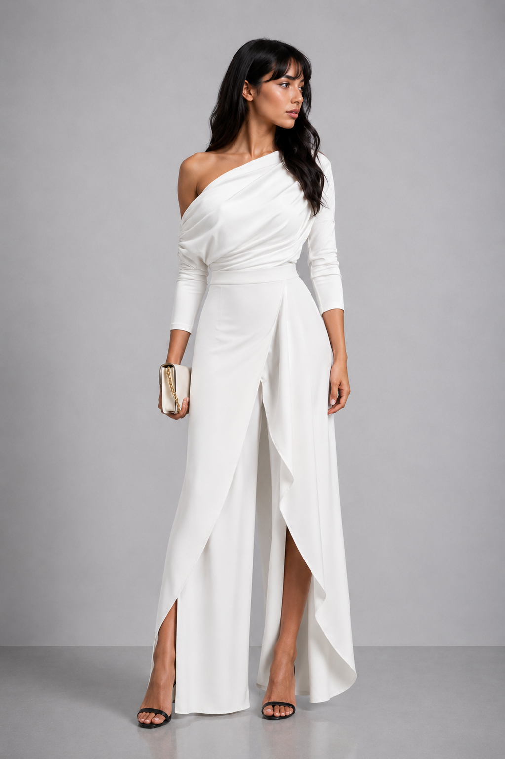 Lunoria | Elegante Off-Shoulder Jumpsuit met Split Details